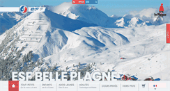 Desktop Screenshot of esf-belleplagne.com