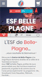 Mobile Screenshot of esf-belleplagne.com